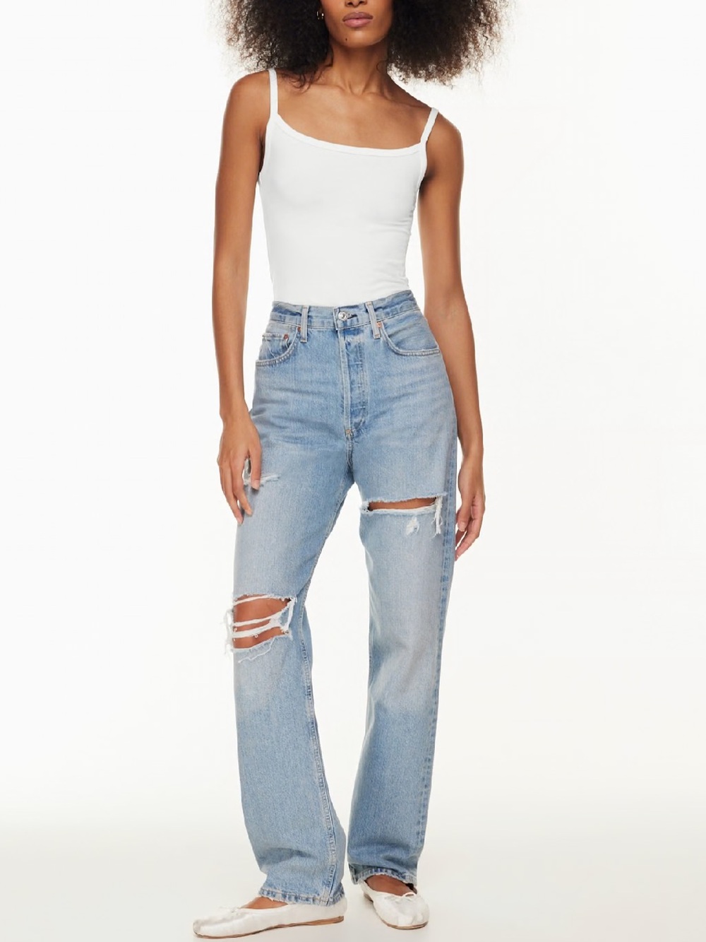 Citizens of Humanity Eva Jean High-rise destructed baggy jeans